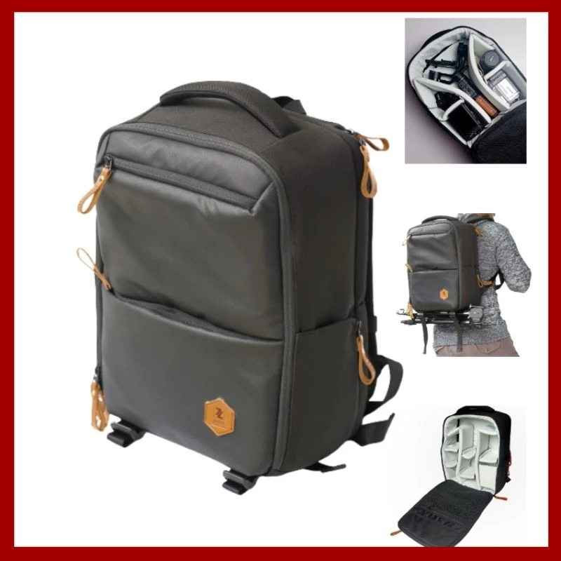 Tas Kamera Ransel Laptop ZANO Active Free Raincover